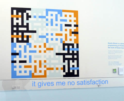 Philip Bradshaw, Installation view, That's Not What I Meant, Firstsite, Colchester, 2015